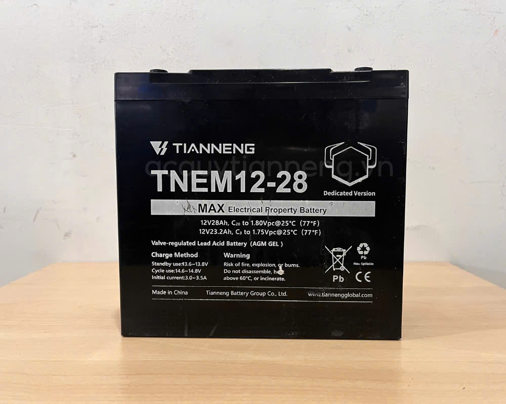 Bình ắc quy TIANNENG TNEM12-28 (12V-28Ah)